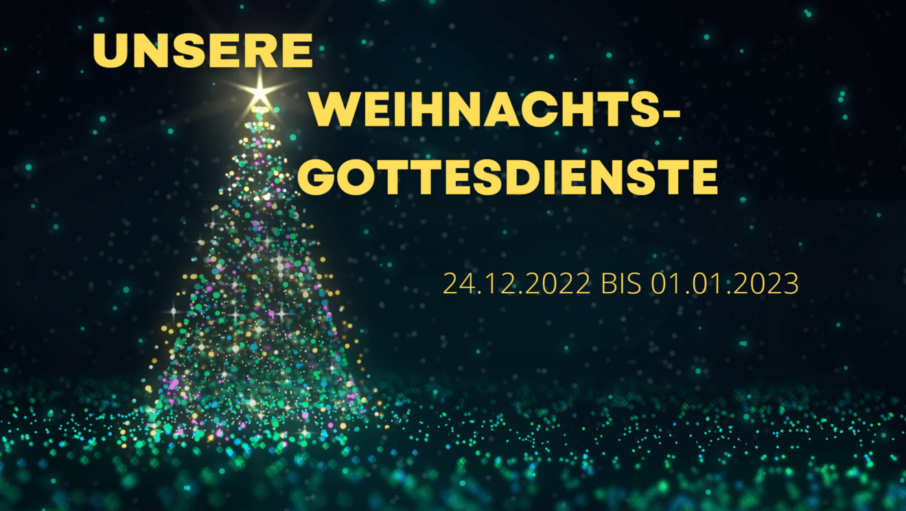 Feiern Sie mit uns Weihnachten!