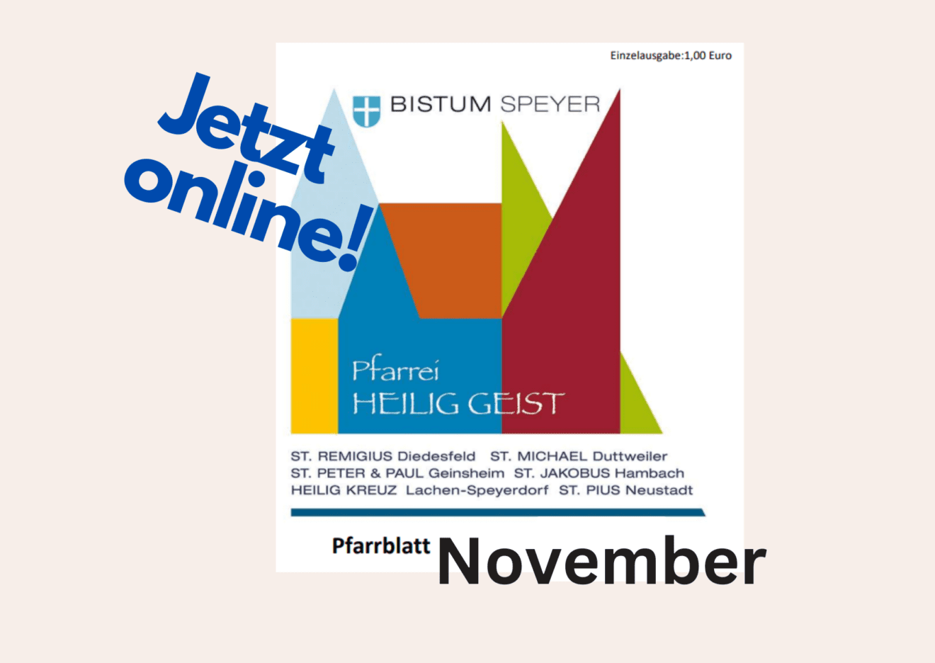 Unser neues Pfarrblatt steht zum Download bereit