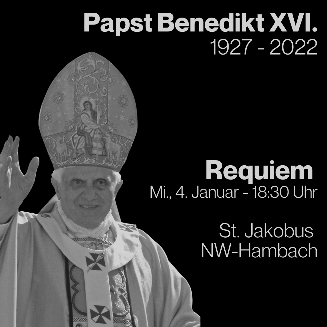 Requiem für Papst Benedikt XVI.