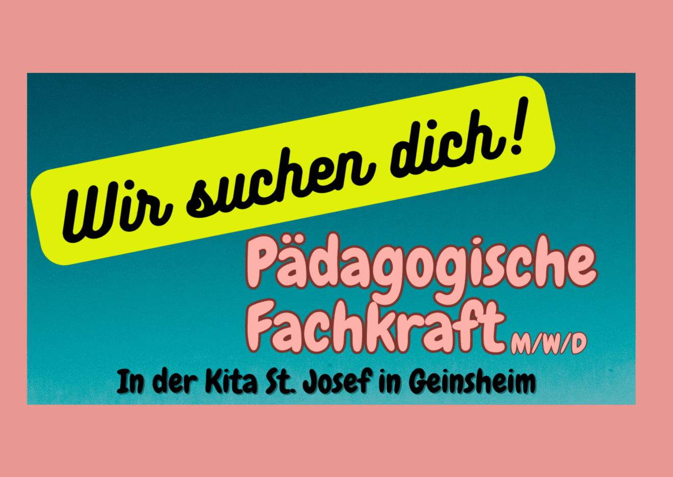 Kita Personal gesucht