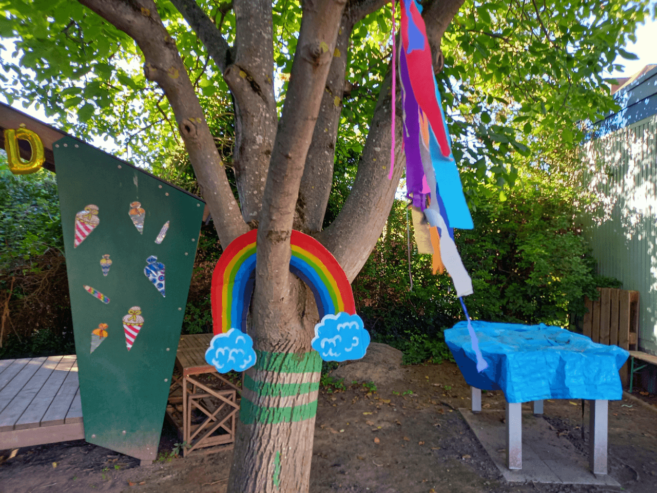 Hans-Geiger-Schule unter dem Zeichen des Regenbogens