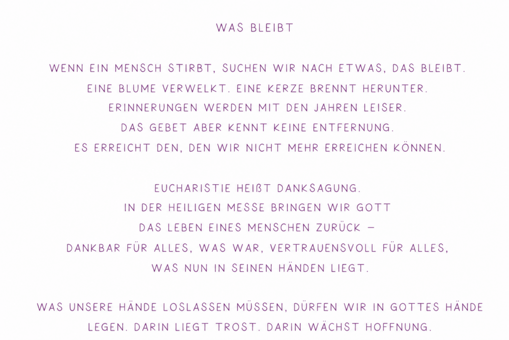 Messstipendienkarte – Motiv 3