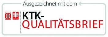 Ausgezeichnet mit dem KTK-Qualitätsbrief
